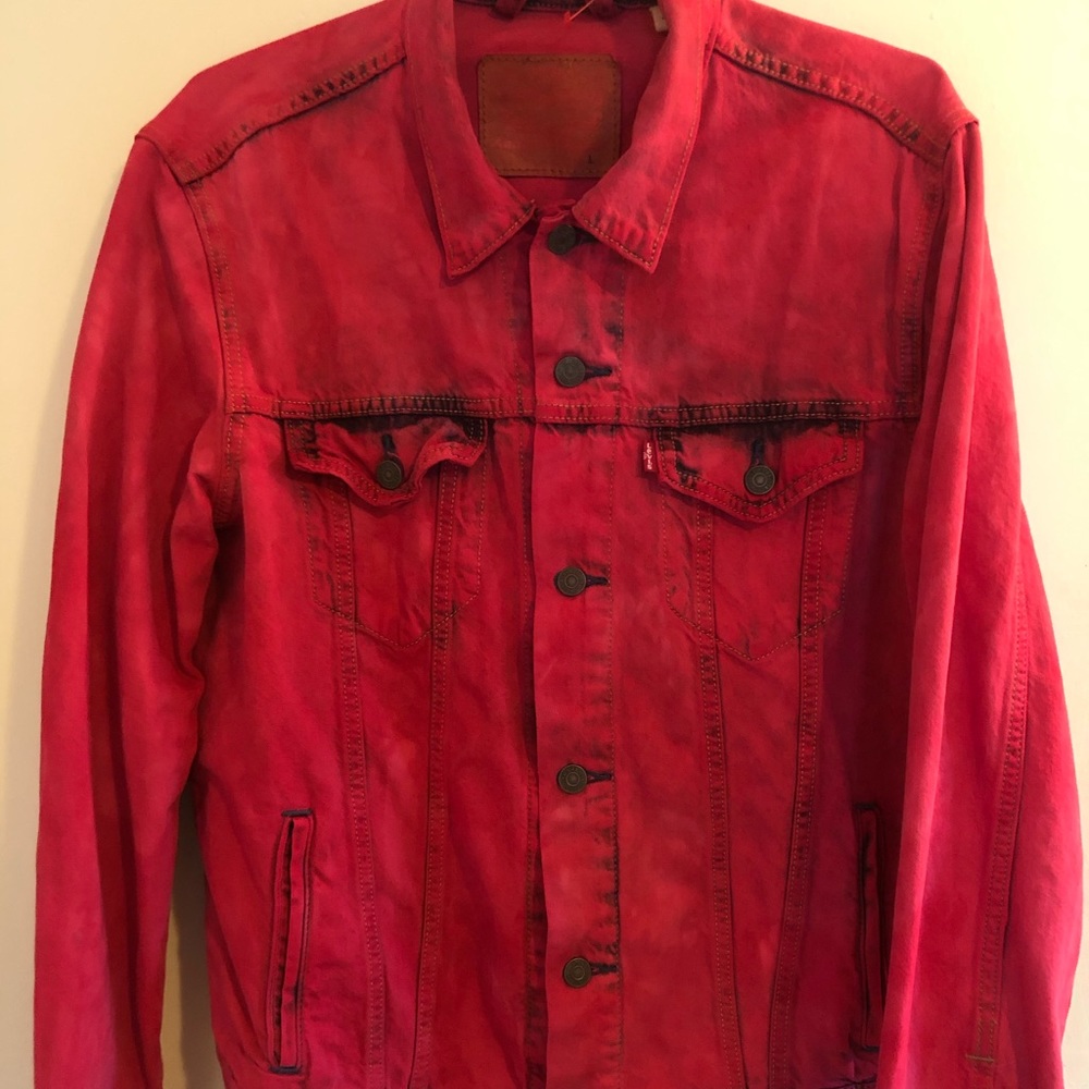 Men’s Red Levi’s Trucker jacket